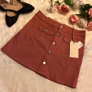 Altar’d State Canyon Red Skirt